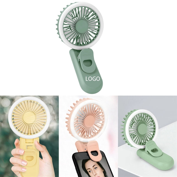 Mini Light Phone Clip Fan