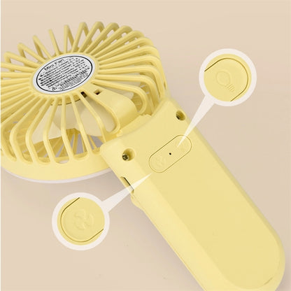 Mini Light Phone Clip Fan