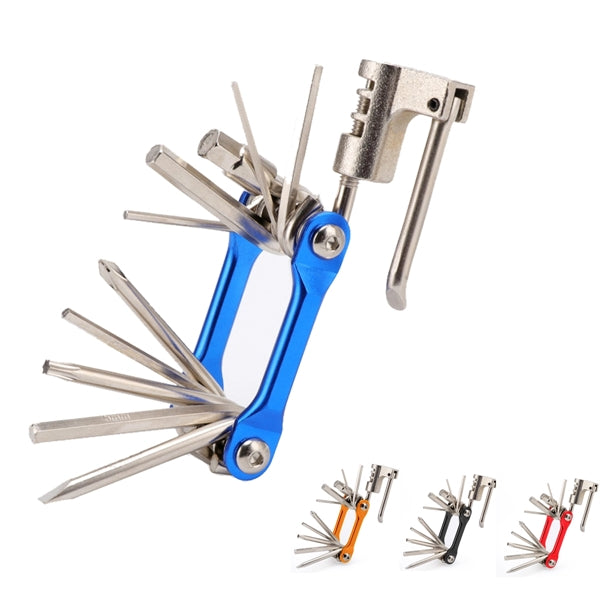 11 In One Folding Portable Bicycle Multitool Tool Kit