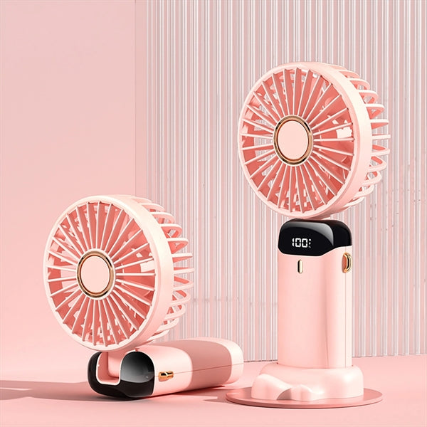Led Digital Display Handheld Fan