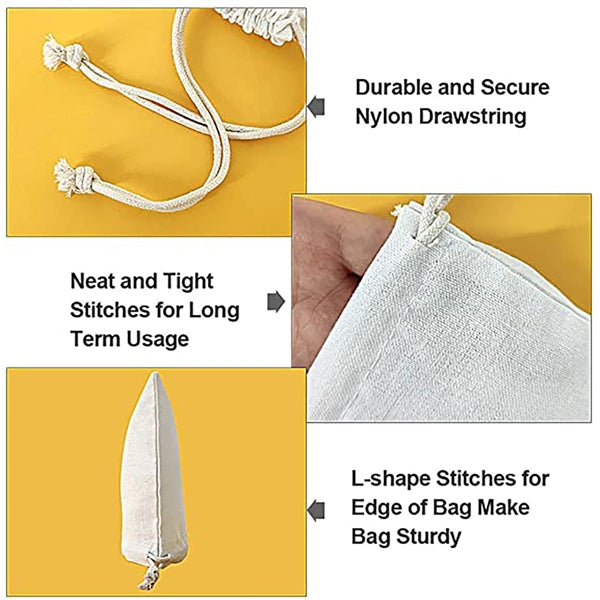 Cotton Drawstring Bags