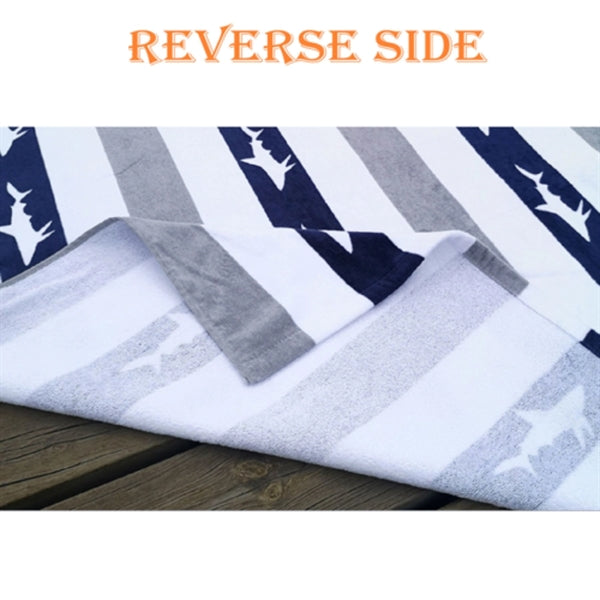 Sublimated Microfiber Terry Beach Towel