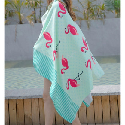 40"x 75" Sublimated Microfiber Terry Beach Towel