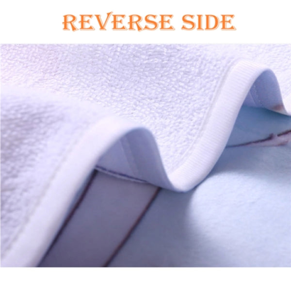 25"x 50" Sublimated Heavyweight Microfiber Beach Towel