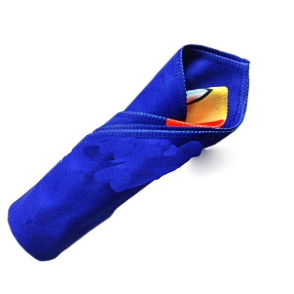 12"x 20" Sublimated Microfiber Golf Towel w/ Grommet