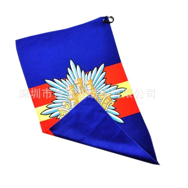 12"x 20" Sublimated Microfiber Golf Towel w/ Grommet