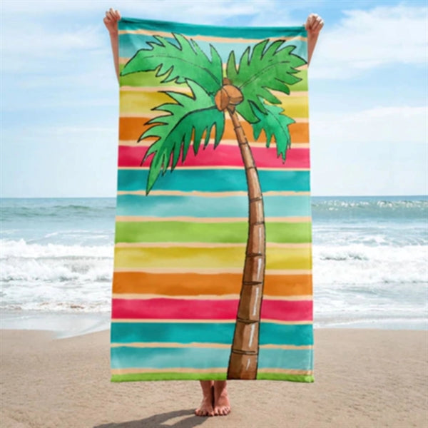 40" x 75" King size Sublimated Heavyweight Microfiber Beach