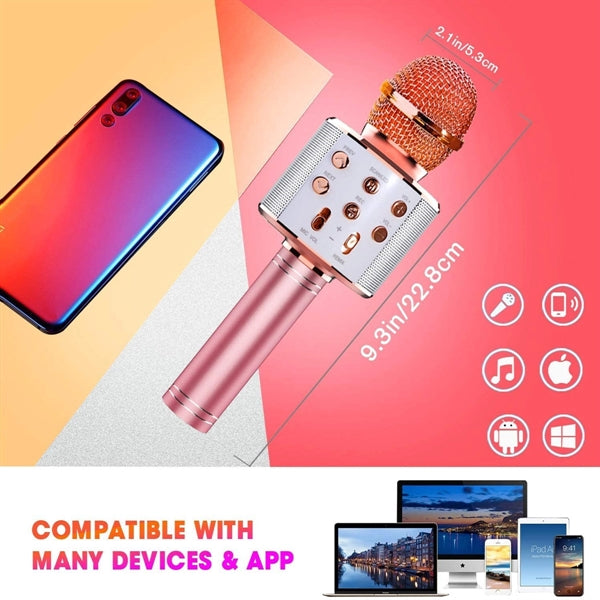 Wireless Bluetooth Karaoke Microphone