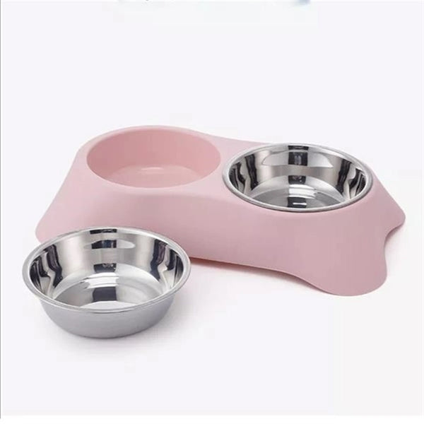 Stainless Steel Double Pet Bowl