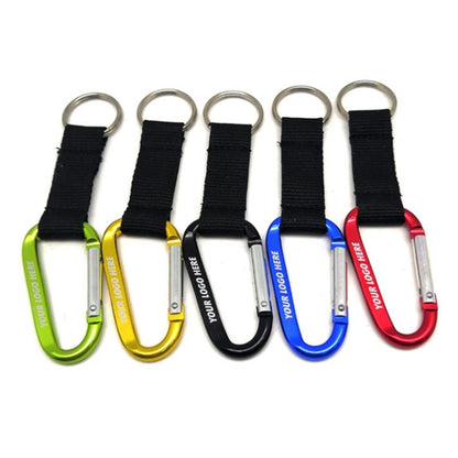 8MM Budget Carabiner With Strap