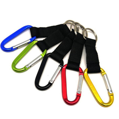 8MM Budget Carabiner With Strap