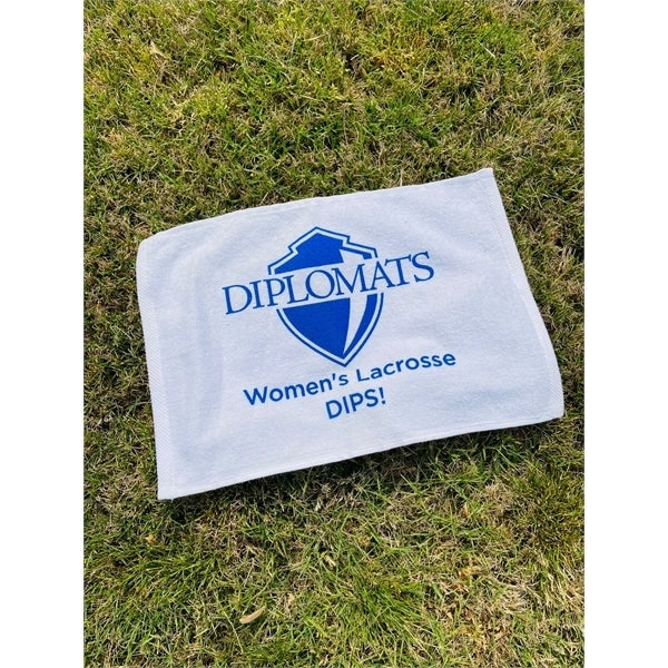 Premium Velour Rally Towel Hemmed, (12 X 18) 1.5lbs/dzn