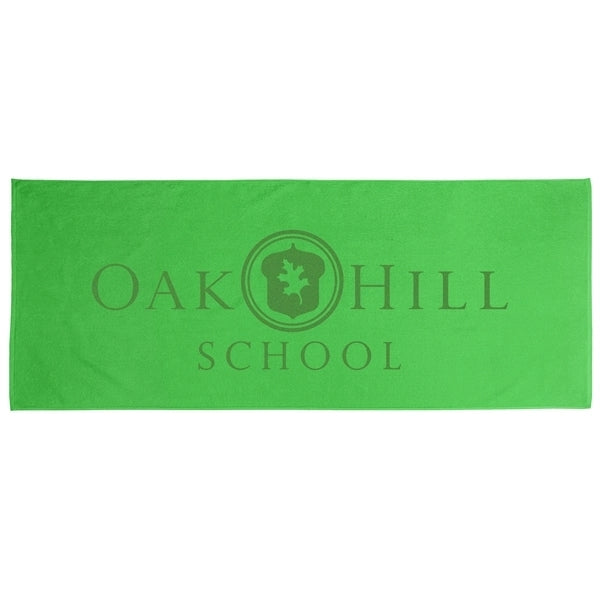 Velour Beach Towel Hemmed (30 X 60)  11lbs/dzn