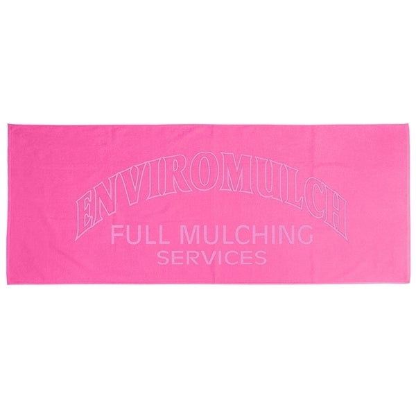 Velour Beach Towel Hemmed (30 X 60)  11lbs/dzn