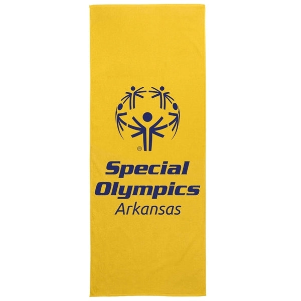 Velour Beach Towel Hemmed (30 X 60)  11lbs/dzn