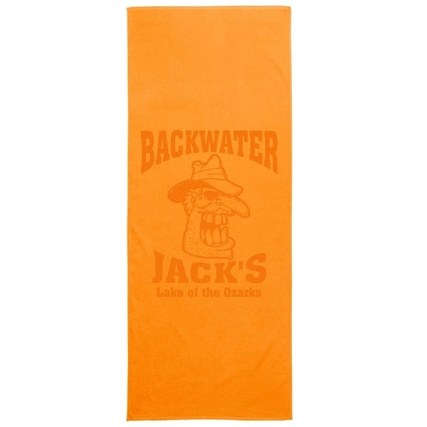 Velour Beach Towel Hemmed (30 X 60)  11lbs/dzn