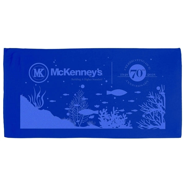 Large Velour Beach Towel Hemmed (35 X 60) 14lbs/dzn