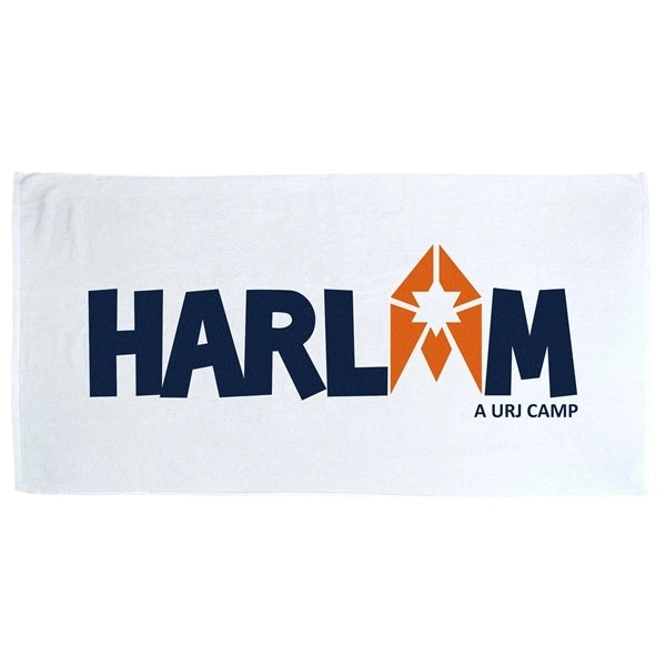 Large Velour Beach Towel Hemmed (35 X 60) 14lbs/dzn