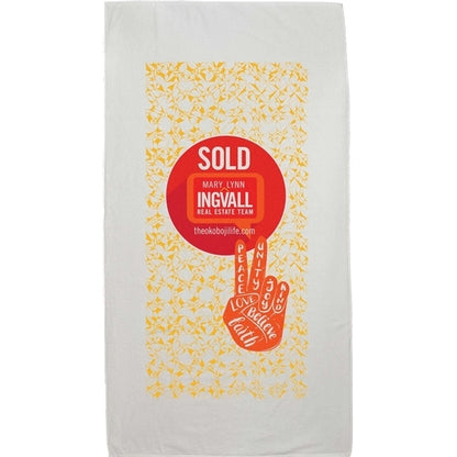 Large Velour Beach Towel Hemmed (35 X 70) 15lbs/dzn