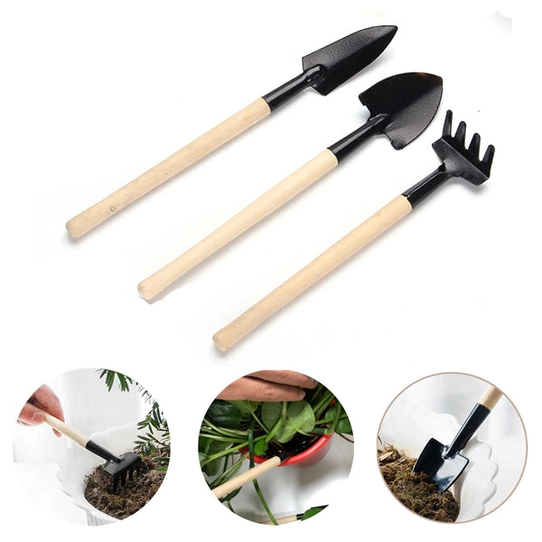 3 Pieces Mini Garden Tool Set