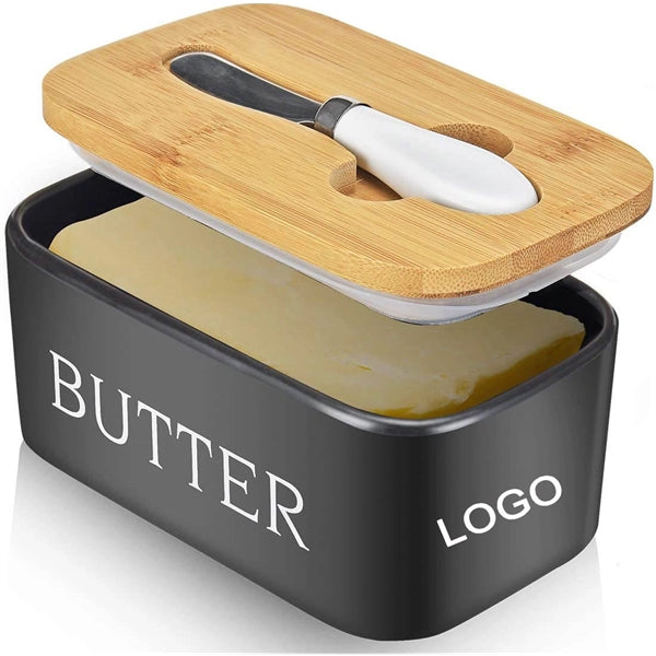 Large Butter Dish with Lid