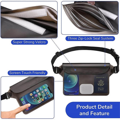 Waterproof Pouch with Waist Strap