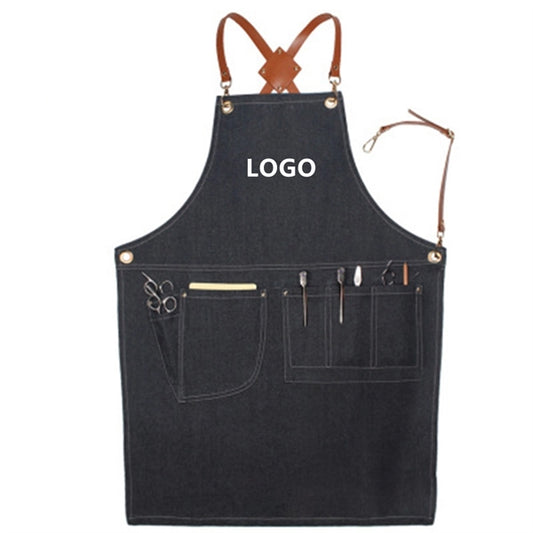 Adjustable Denim Bib Apron