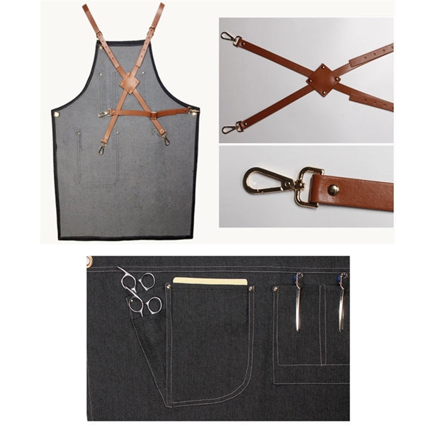 Adjustable Denim Bib Apron