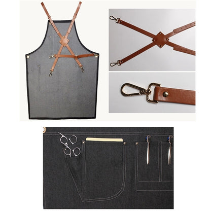 Adjustable Denim Bib Apron