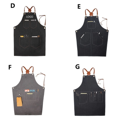 Adjustable Denim Bib Apron