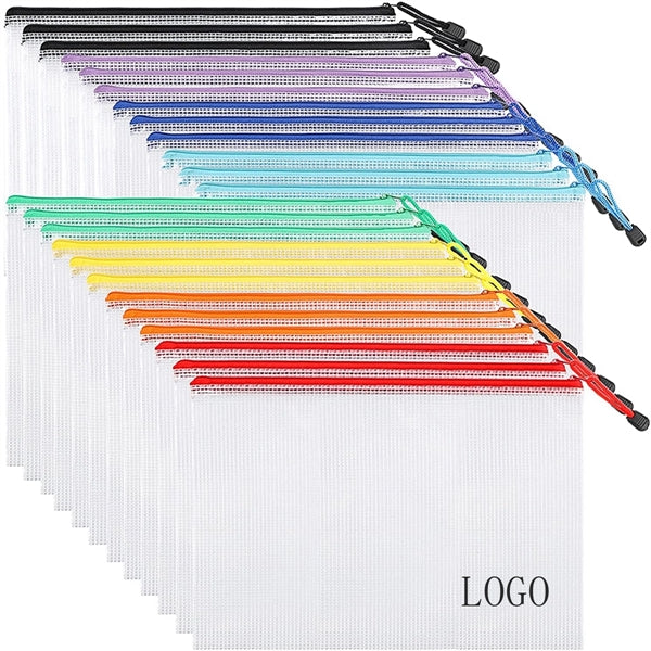 Mesh Zipper Pouch For B4, B5, A4, B6, A5, A6, B8 Size,