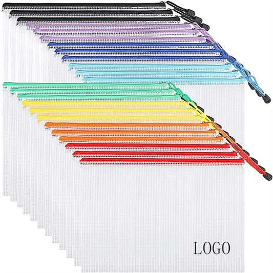 Mesh Zipper Pouch For B4, B5, A4, B6, A5, A6, B8 Size,