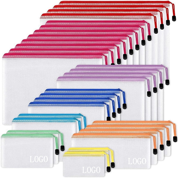 Mesh Zipper Pouch For B4, B5, A4, B6, A5, A6, B8 Size,