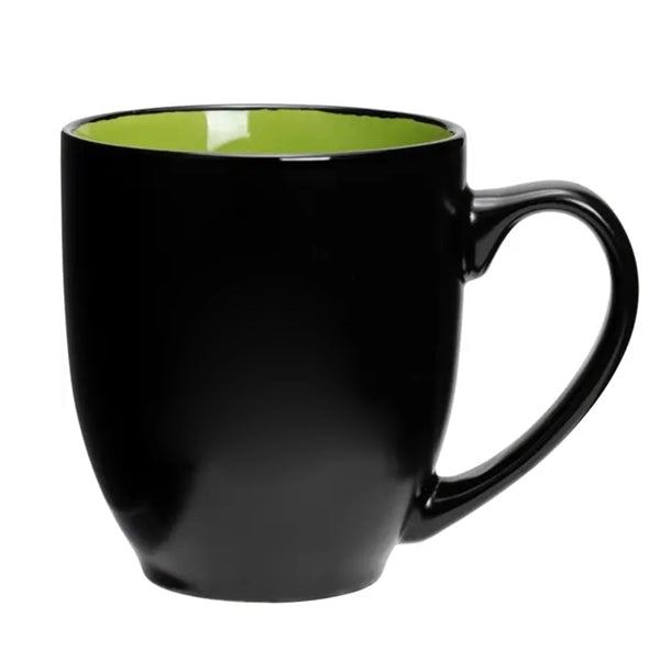 16Oz Bistro Two-Tone Ceramic Mugs