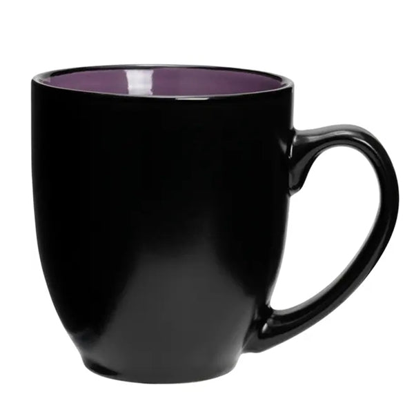 16Oz Bistro Two-Tone Ceramic Mugs