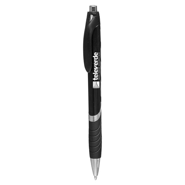 Bright Colors Rubber Grip Ballpoint Pen