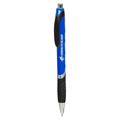 Bright Colors Rubber Grip Ballpoint Pen
