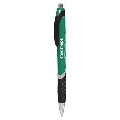 Bright Colors Rubber Grip Ballpoint Pen