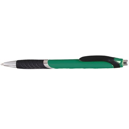 Bright Colors Rubber Grip Ballpoint Pen