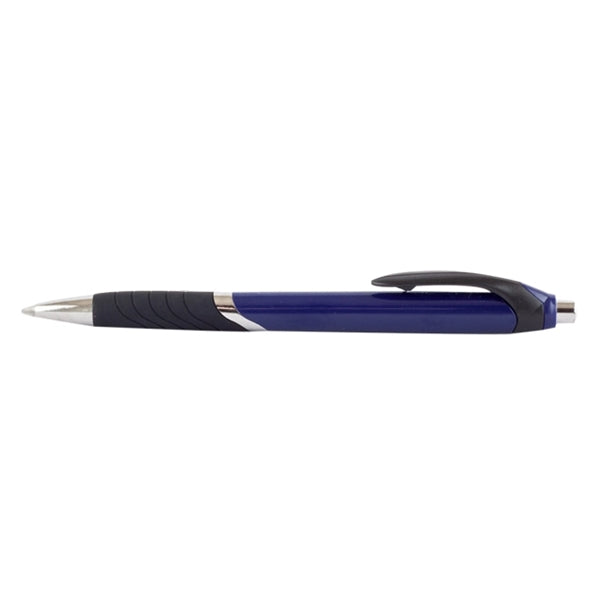 Bright Colors Rubber Grip Ballpoint Pen