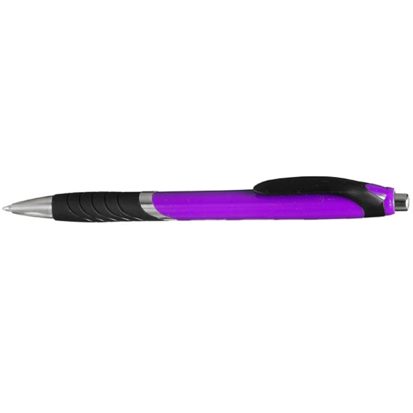 Bright Colors Rubber Grip Ballpoint Pen