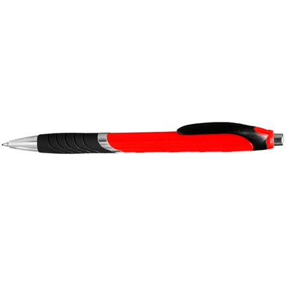 Bright Colors Rubber Grip Ballpoint Pen