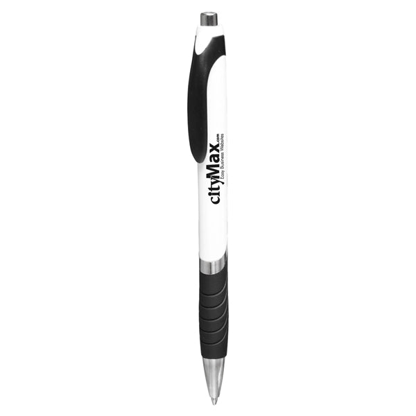 Bright Colors Rubber Grip Ballpoint Pen