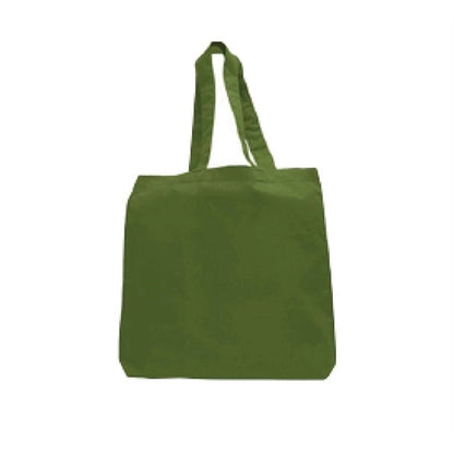 Cotton Sheeting Tote with Gusset (15" X 16" X 3")