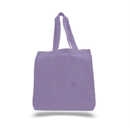 Cotton Sheeting Tote with Gusset (15" X 16" X 3")