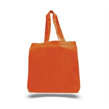 Cotton Sheeting Tote with Gusset (15" X 16" X 3")