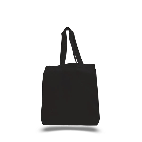 Cotton Sheeting Tote with Gusset (15" X 16" X 3")