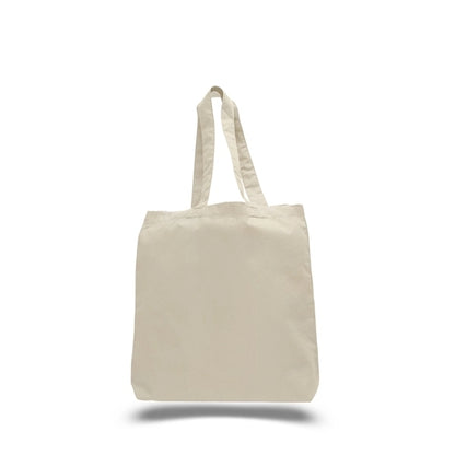 Cotton Sheeting Tote with Gusset (15" X 16" X 3")