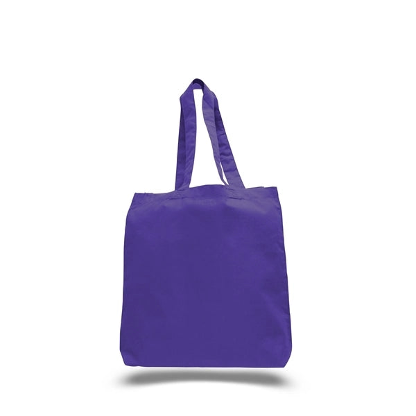 Cotton Sheeting Tote with Gusset (15" X 16" X 3")
