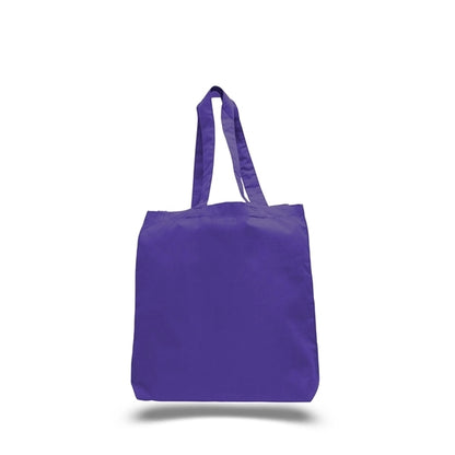 Cotton Sheeting Tote with Gusset (15" X 16" X 3")